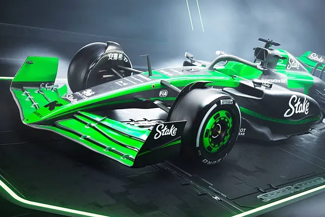 Stake F1 Team (Sauber) debuta como único patrocinador con un diseño rompedor